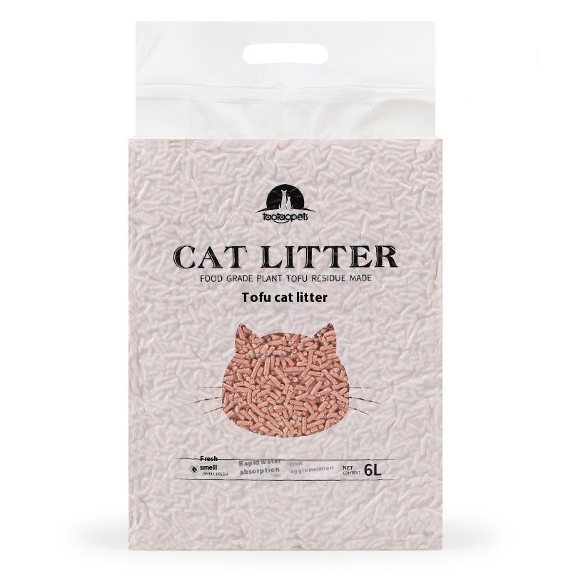 Green Tea Flavour Biodegradable Plant Cat Litter